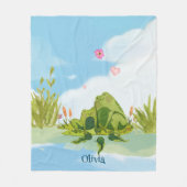 Kikkerbroekfamilie Fleece Deken (Voorkant)