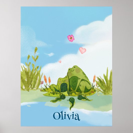 Kikkerbroekfamilie Poster (Voorkant)