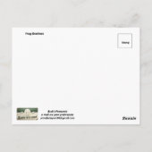Kikkerbroers briefkaart (Achterkant)