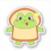 Kikkerbrood esthetisch kostuum sticker (Voorkant)