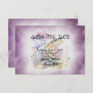 Kikkerbruiloft Bewaar de datum Save The Date