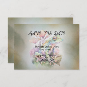 Kikkerbruiloft Bewaar de datum Save The Date