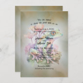 kikkerbruiloft kaart (Voorkant / Achterkant)