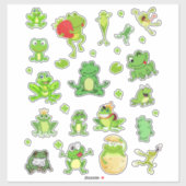 kikkerbundel gesneden vinyl sticker (Vel)