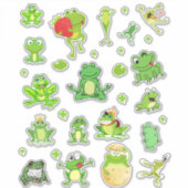 kikkerbundel gesneden vinyl sticker (Voorkant)