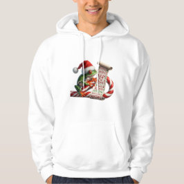 Kikkerc kerst! Hop, nip, herhaal! Roodogige boomki Hoodie