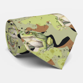 Kikkercamouflage camo militair prins om te kussen stropdas
