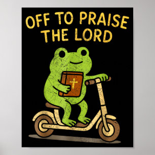 Kikkerchristen Gaat De Heer Prijzen Poster