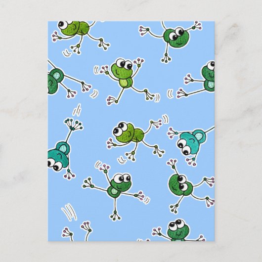 kikkercollage briefkaart (Voorkant)