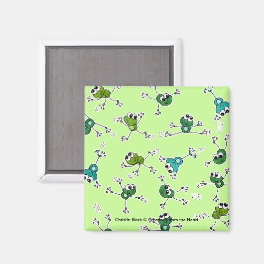 kikkercollage magneet (Voorkant / Achterkant)