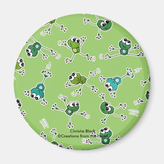 kikkercollage magneet (Voorkant)