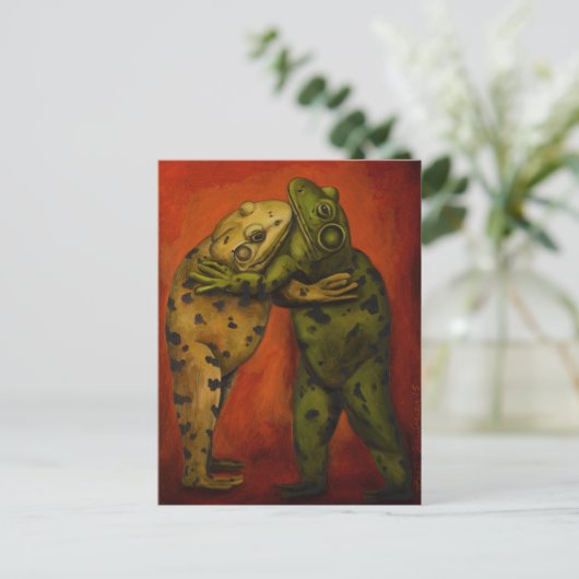 Kikkerdansers Briefkaart (Staand voorkant)