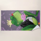 Kikkerdoornhanddoek - Schilderen Strandlaken (Voorkant)