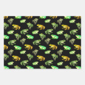 Kikkerdozen met papierverzameling inpakpapier vel (Voorkant 2)