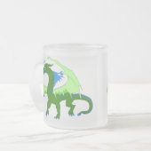 Kikkerdraak Matglas Koffiemok (Voorkant links)