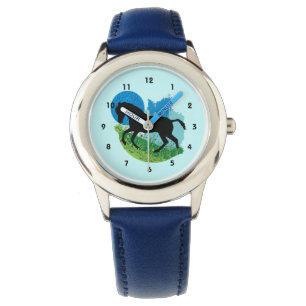 Kikkerende Horse Design Watch Horloge