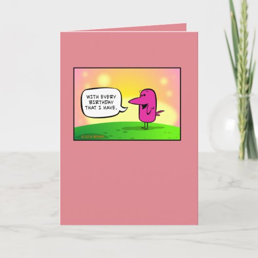 "Kikkererwten!" Verjaardag Kaart #101 (Voorkant)