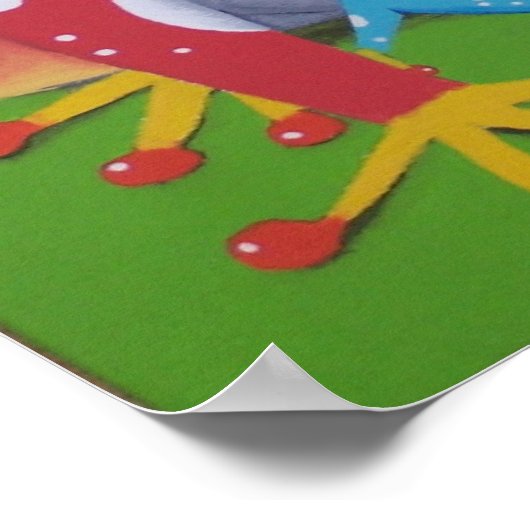 kikkerfamilie poster (Hoek)