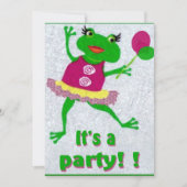 Kikkerfeestdag feestdag kaart (Voorkant)