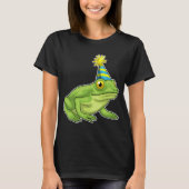 Kikkerfeestje pet t-shirt (Voorkant)