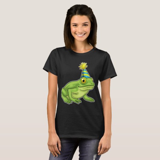 Kikkerfeestje pet t-shirt (Voorkant volledig)
