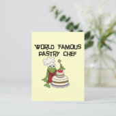 Kikkergebak Chef Tshirts en schenknoppen Briefkaart (Staand voorkant)