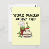 Kikkergebak Chef Tshirts en schenknoppen Briefkaart (Voorkant / Achterkant)