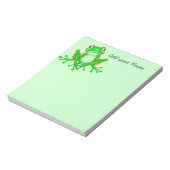 Kikkergeschenken voor kikkervisjes voor Notitieblo Notitieblok (Linkerzijde)