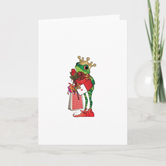 Kikkergestalte Hartenjongen Kaart (Voorkant)