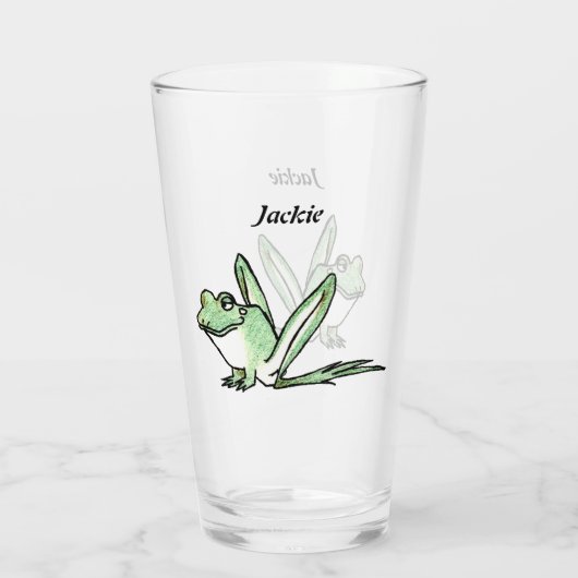 Kikkerglas Glas (Achterkant)