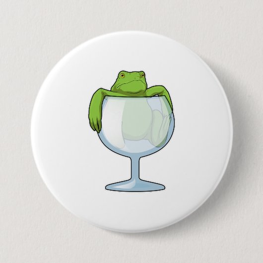 Kikkerglas Ronde Button 7,6 Cm (Voorkant)