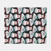 Kikkerglazen patroon fleece deken (Voorkant (Horizontaal))