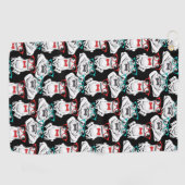 Kikkerglazen patroon golfhanddoek (Horizontaal)