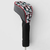 Kikkerglazen patroon golfheadcover (Schuin)