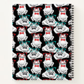 Kikkerglazen patroon notitieboek (Achterkant)