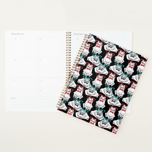 Kikkerglazen patroon planner (Display)
