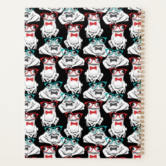 Kikkerglazen patroon planner (Achterkant)