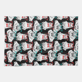 Kikkerglazen patroon theedoek (Horizontaal)