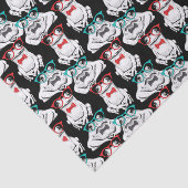 Kikkerglazen patroon tissuepapier (Detail)