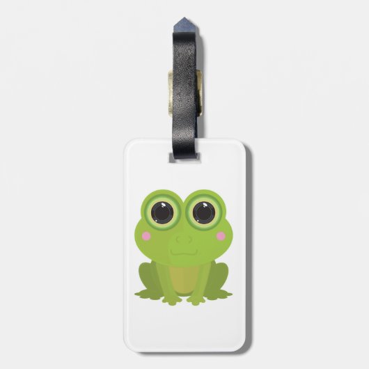 Kikkergom Bagagelabel (Achterkant verticaal)