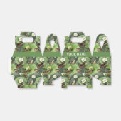 Kikkergroen en witte waterlib bedankdoosjes (Uitgevouwen)