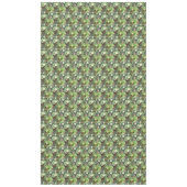 Kikkergroen en witte waterlijm naadloos tafelkleed (Voorkant)