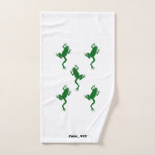 Kikkerhanddoek ingesteld door Zone_413 Bad Handdoek (Handdoek)