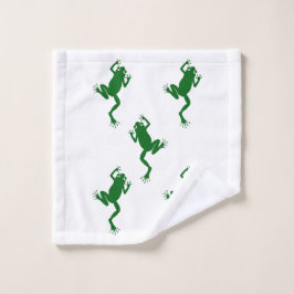 Kikkerhanddoek ingesteld door Zone_413 Bad Handdoek