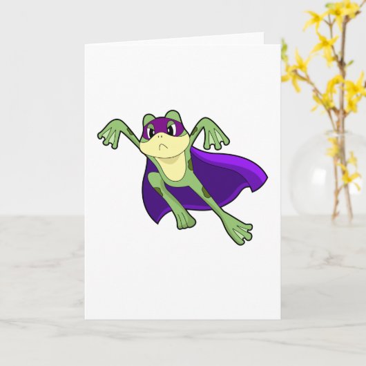 Kikkerheld Kaart (Gele Bloem)