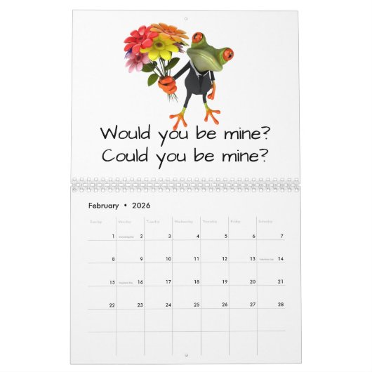 Kikkerkalender 2023 kalender (Feb 2026)