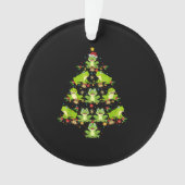 Kikkerkerstboomkikker Gift Funny Kerstkikker Ornament (voorkant)