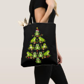 Kikkerkerstboomkikker Gift Funny Kerstkikker Tote Bag (Dichtbij)