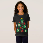 Kikkerkerstsierboom Funny Xmas Gift T-shirt (Voorkant volledig)