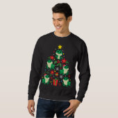 Kikkerkerstsierboom Funny Xmas Gift Trui (Voorkant volledig)